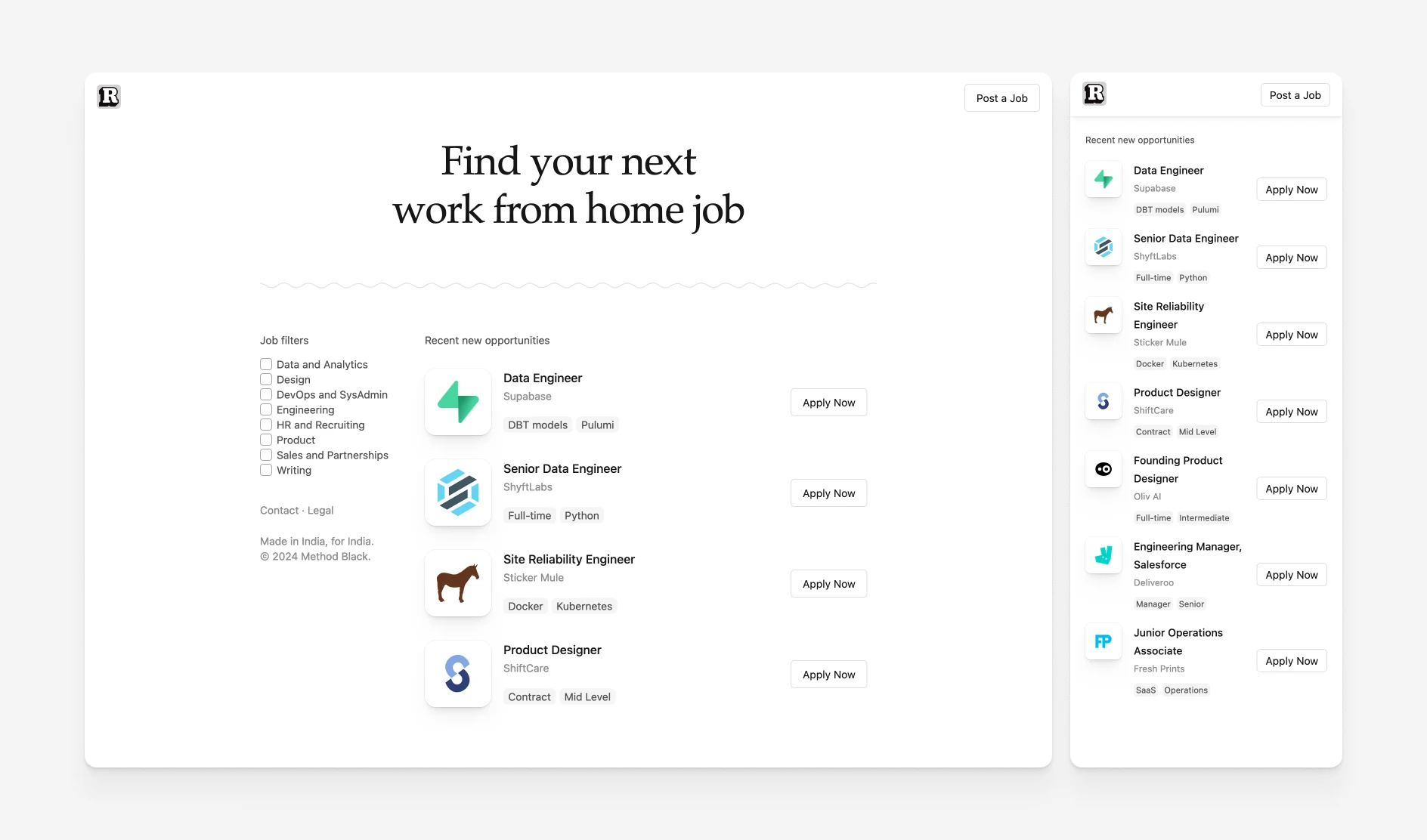 Job Listing Preview